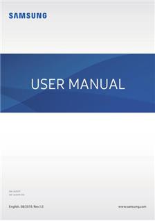 Samsung Galaxy A20s manual. Camera Instructions.